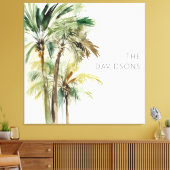Tropical Modern Palm Trees Leinwanddruck (Insitu (Wohnzimmer))