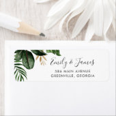 Tropical Modern Typography Palm Beach Address (Insitu)