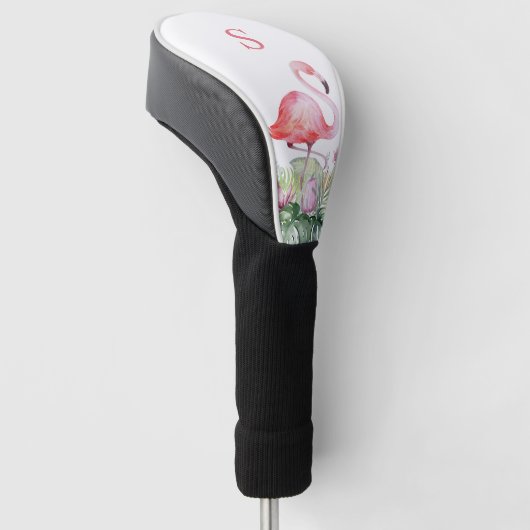 Tropical Monogram Golf Head Cover Headcover (angewinkelt)