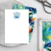 Tropical Monogram Vielen Dank Karten Majestic Wapp