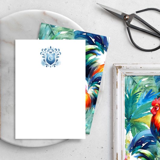 Tropical Monogram Vielen Dank Karten Majestic Wapp