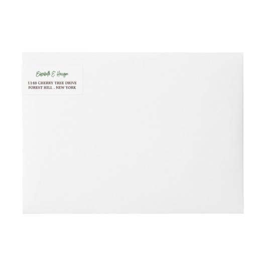 Tropical Monstera Beach Wedding (Vorderseite)