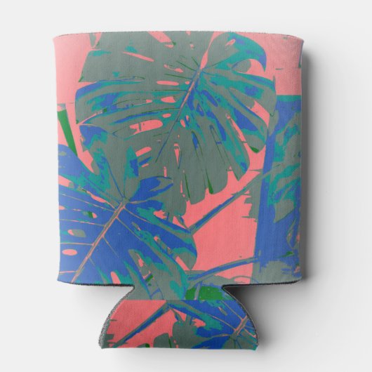 Tropical Monstera Blätter Dosenkühler (Rückseite)