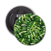 Tropical Monstera Blätter Flaschenöffner (Vorderseite)