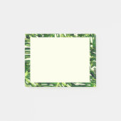 Tropical Monstera Blätter - Grünflächen Post-it Klebezettel (Vorderseite)