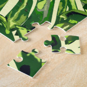 Tropical Monstera Blätter - Grünflächen Puzzle (Seite)