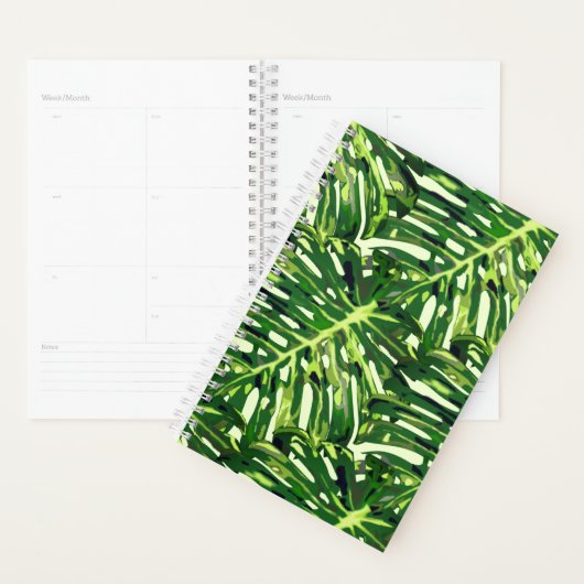 Tropical Monstera Blätter Planer (Anzeige)