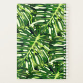 Tropical Monstera Blätter Planer (Rückseite)