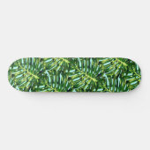 Tropical Monstera Blätter Skateboard - Exotic (Horizontal)