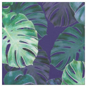 Tropical Monstera Blätter Stoff (Nahaufnahme)