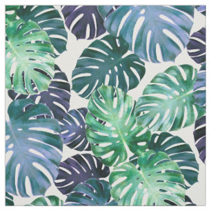 Tropical Monstera Blätter Stoff