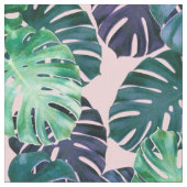 Tropical Monstera Blätter Stoff (Nahaufnahme)
