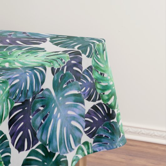 Tropical Monstera Blätter Tablecloth Tischdecke (Beispiel)