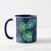 Tropical Monstera Blätter Tasse (Links)