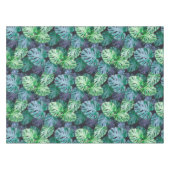 Tropical Monstera Blätter Tischdecke (Vorderseite (Horizontal))