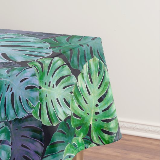Tropical Monstera Blätter Tischdecke (Beispiel)