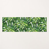 Tropical Monstera Blätter Yoga Mat - Relax Yogamatte (Vorderseite (Horizontal))