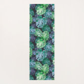 Tropical Monstera Blätter Yogamatte (Rückseite)