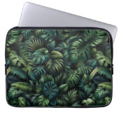 Tropical Monstera Botanical Green Jungle  Laptopschutzhülle (Vorderseite)