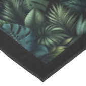 Tropical Monstera Botanical Green Jungle  Tischdecke (Schrägansicht)