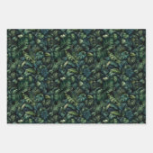 Tropical Monstera Botanical Green Wrapping Bundle Geschenkpapier Set (Vorderseite 2)