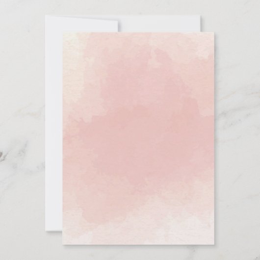 Tropical Monstera Botanicals & Gold | Hochzeit Einladung (Rückseite)