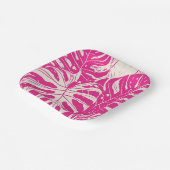 Tropical Monstera entwarf Paper Teller (Gewinkelt)