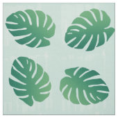 Tropical Monstera Green Leaf Muster Fabric Stoff (Muster)