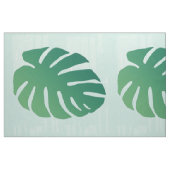 Tropical Monstera Green Leaf Muster Fabric Stoff (Fat Quarter (45,7 x 55,9 cm))
