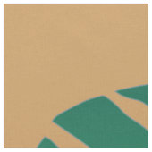 Tropical Monstera Green Leaf Muster Stoff (Nahaufnahme)