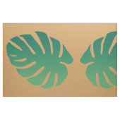 Tropical Monstera Green Leaf Muster Stoff (Fat Quarter (45,7 x 55,9 cm))