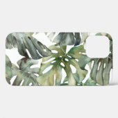 Tropical Monstera Grosse Wasserfarbenmuster Case-Mate iPhone Hülle (Rückseite (Horizontal))