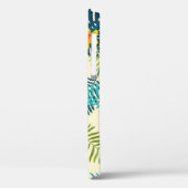 Tropical Monstera Hibiskus Summer Pattern Case-Mate iPhone Hülle (Rückseite / Links)