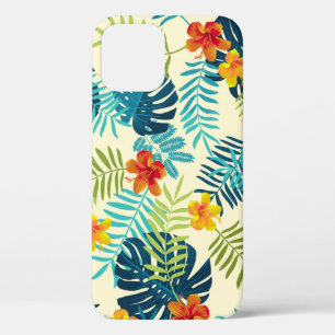 Tropical Monstera Hibiskus Summer Pattern Case-Mate iPhone Hülle