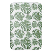 Tropical Monstera Leaf Bath MAT Badematte (Vorderseite Vertikal)