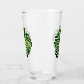 Tropical Monstera Leaf - Exotic Glas (Links)