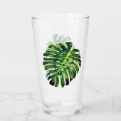 Tropical Monstera Leaf - Exotic Glas (Vorderseite)