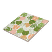 Tropical Monstera Leaf Fliese (Seite)