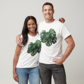 Tropical Monstera Leaf Foliage T - Shirt (Unisex)