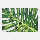 Tropical Monstera Leaf - Geschirrtuch (Horizontal)