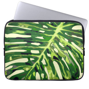 Tropical Monstera Leaf Laptop - Urlaub Laptopschutzhülle