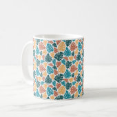 Tropical Monstera Leaf Pattern - farbenfrohe Natur Kaffeetasse (Vorderseite Links)