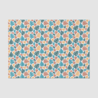 Tropical Monstera Leaf Pattern - farbenfrohe Natur Seidenpapier