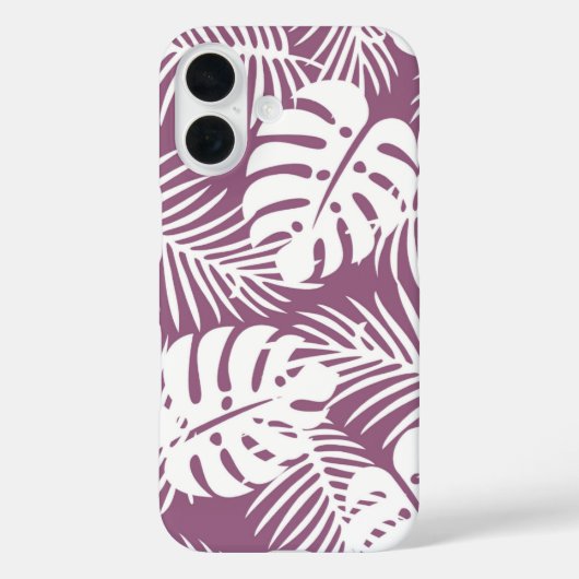 Tropical Monstera Leaf Phone Case (Rückseite)