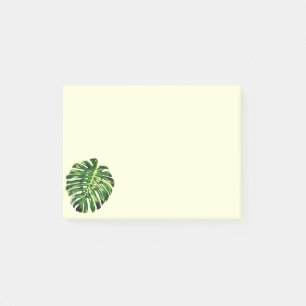 Tropical Monstera Leaf - Post-it Klebezettel