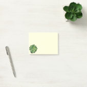 Tropical Monstera Leaf - Post-it Klebezettel (Büro)