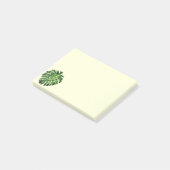 Tropical Monstera Leaf - Post-it Klebezettel (angewinkelt)