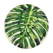 Tropical Monstera Leaf - Schneidebrett (Vorderseite)