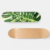 Tropical Monstera Leaf - Skateboard (Horizontal)
