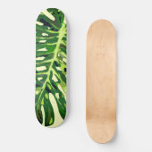Tropical Monstera Leaf - Skateboard (Vorderseite)